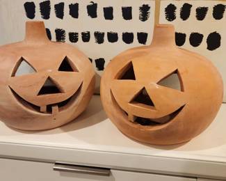 Halloween Clay Large Pumpkins