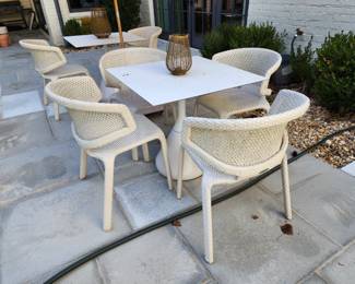 Dedon Patio Table and Chairs
