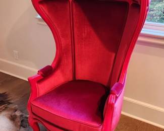 French Balloon Throne Chair (2 Available)