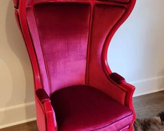 French Balloon Throne Chair (2 Available)