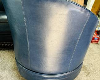 #11 - $200 Pair of naughahide grey armchairs 	