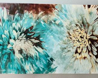 #51 - $70 Art long two starbust flowers 