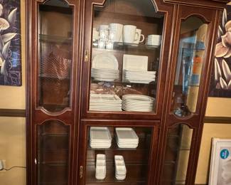 1 - $250 Curio Cabinet 50Wx12Dx63L
