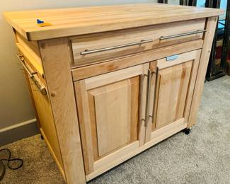 #50 - $399 Kitchen wood island 44x26x36