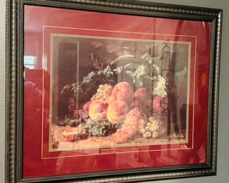 #57 - $40 - Still Life print signed Buthelier 1874 copy	