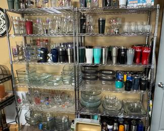 #42/43- $80 EACH Metal rack/shelves (one of two) 	ONE SOLD