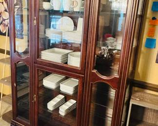 1 - $250 Curio Cabinet 50Wx12Dx63L