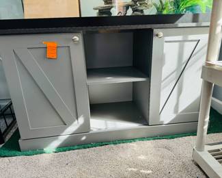 #6 - $175 Grey cabinet 50x19x27	
