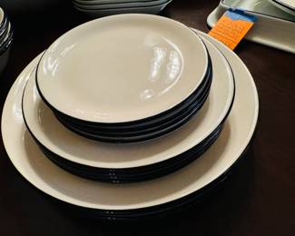 #41 - Made In set of China (British) white /blue rim	