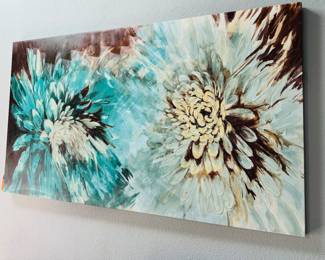 #51 - $70 Art long two starbust flowers 