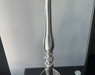 #18 - $40 - Marble accent round top table 10x24T	