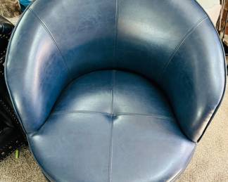 #11 - $200 Pair of naughahide grey armchairs 	