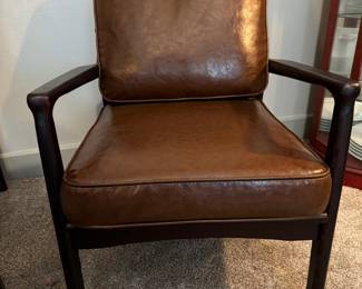 #31 - $80 Retro brown naughahide leather 26x33
