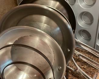 Kirkland Signature & All-Clad Pans 