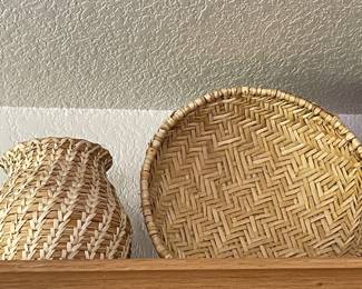Beautiful Hand woven Hopi baskets
