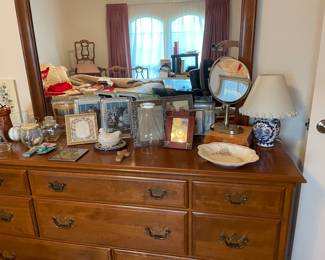 MCM Ethan Alan Dresser & Mirror 