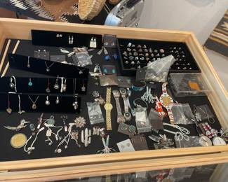 Navajo Sterling and Turquoise Jewelry