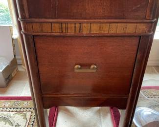 Antique Waterfall Sewing chest 