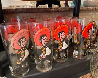 Vintage 1970’s Pepsi Poncho Pancho Glasses