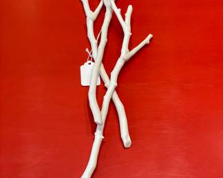 SOLD - set of 3 porcelain branches