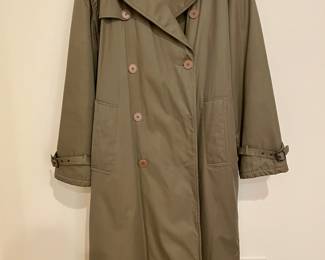 SOLD - Men's Giorgio Armani trench overcoat- size 40 