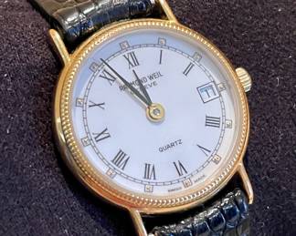 SOLD- Raymond Weil women’s watch 18 k (5314)