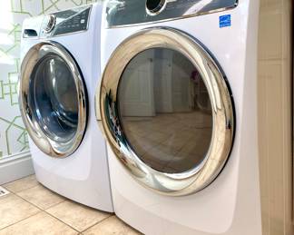 $750; each 27 x 29 x 38; pair of 2018 Electrolux washer and electric dryer; you move