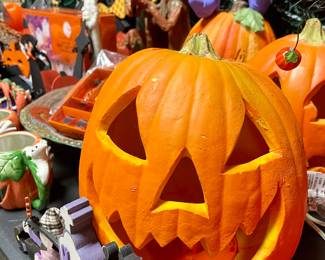 Halloween and fall decor also available