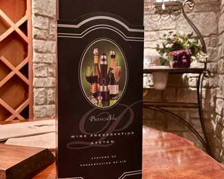 SOLD; PresorVac new in box, wine preservation system