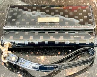 $20; 5.5" x 3"; Kate Spade wristlet phone and credit card holder