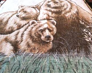 Biederlack bear blanket