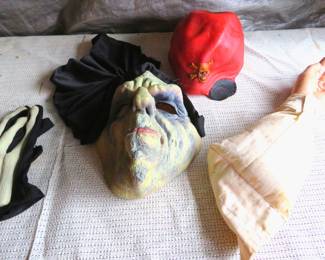 rubber masks and costume accessories