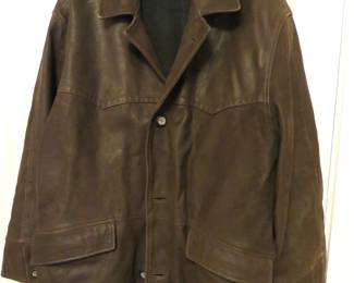 Hugo Boss leather jacket