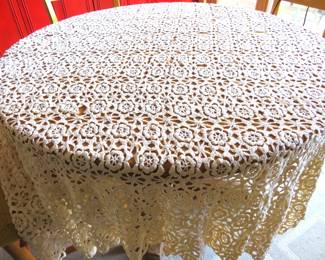 crochet tablecloth