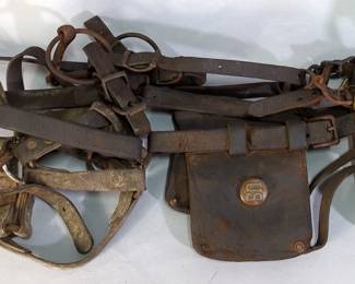 Antique US Cavalry Bridle