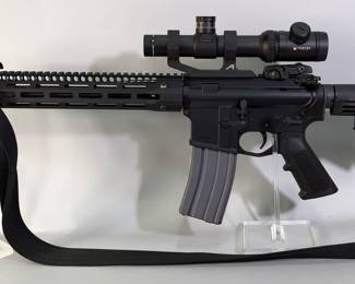 Spikes Tactical ST15 .223 Wylde Rifle SN# SNL002124, Troy M-Lok Forend And Muzzle Brake, Vortex Viper 1x-4x24 Illuminated Reticle Scope, Aero Mount, Folding Sights, Adjustable Stock, Sling