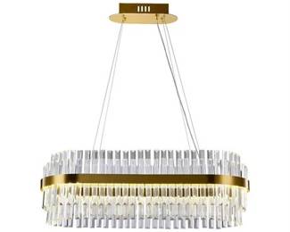 Lot 075   13 Bid(s)
Still in box WABON Modern Crystal Chandelier, 2-Tier Crystal Pendant Light