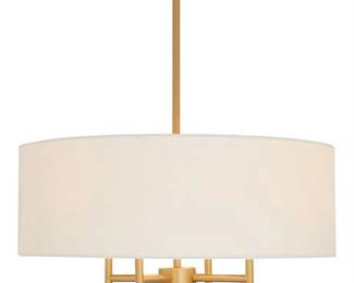 Lot 048   7 Bid(s)
Still in box Stone & Beam Contemporary Pendant Chandelier w/white shade