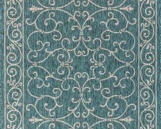 Lot 046   28 Bid(s)
New 8x10 JONATHAN Y Charleston Indoor/Outdoor Teal/Gray rug