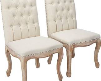 Lot 095   21 Bid(s)
Still in box Christopher Knight Home Jolie Tufted Fabric Hardwood Dining Chairs,