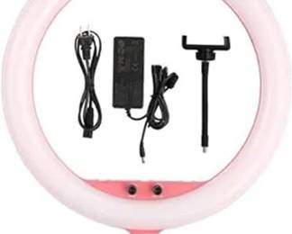 Lot 086   1 Bid(s)
Still in box led ring light pink