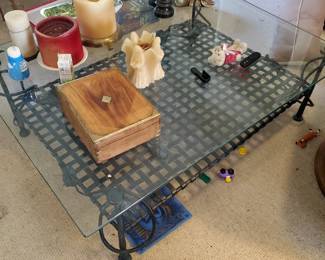 Glass Top Coffee Table