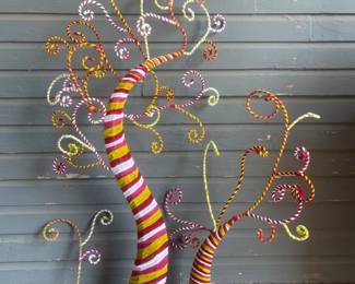 Funky Twisted Tree decor used for holiday decor or any event that will keep people talking!