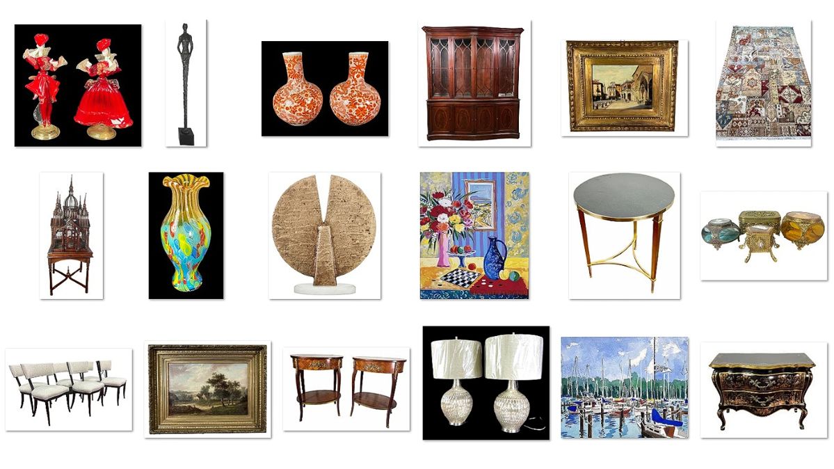 Online Fine Art & Estate Furnishings Auction starts on 10/25/2023