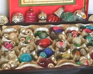 Antique Vintage Miniature Feather Tree