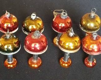 Vintage Blown Glass Mushroom