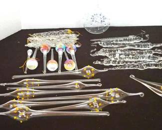 CrystalBlownGlass Icicles