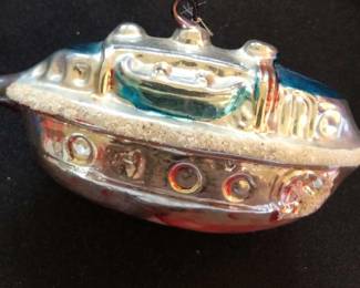 Antique German Ship Ornament