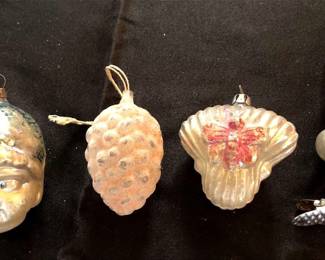 4 Rare Antique Ornaments