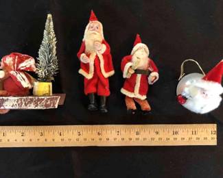 Antique Vintage Santas From Japan Italy